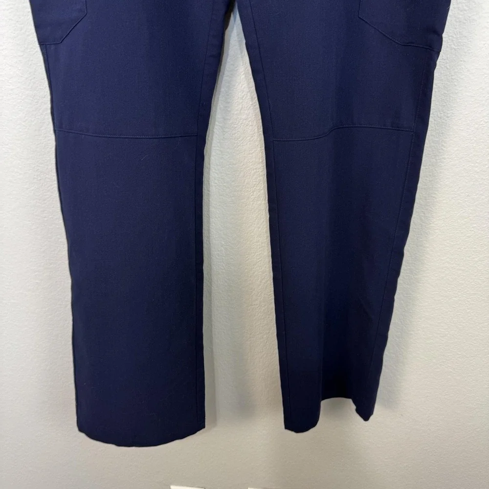 FIGS Technical Collection Scrub Pants Mens XL Navy Cargo Drawstring‎ M19SW2001